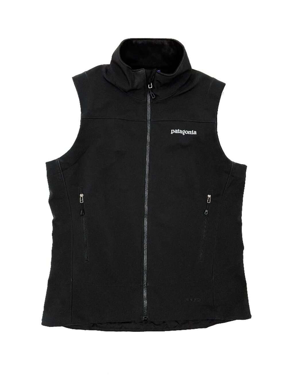 Patagonia Adze Vest Black Polartec Softshell Full Zip Womens M